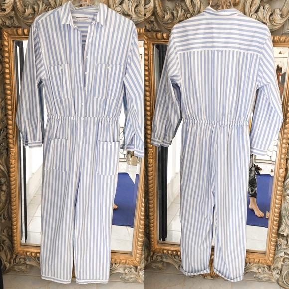 UO Stripped Boiler Suit Overalls - Picture 2 of 6